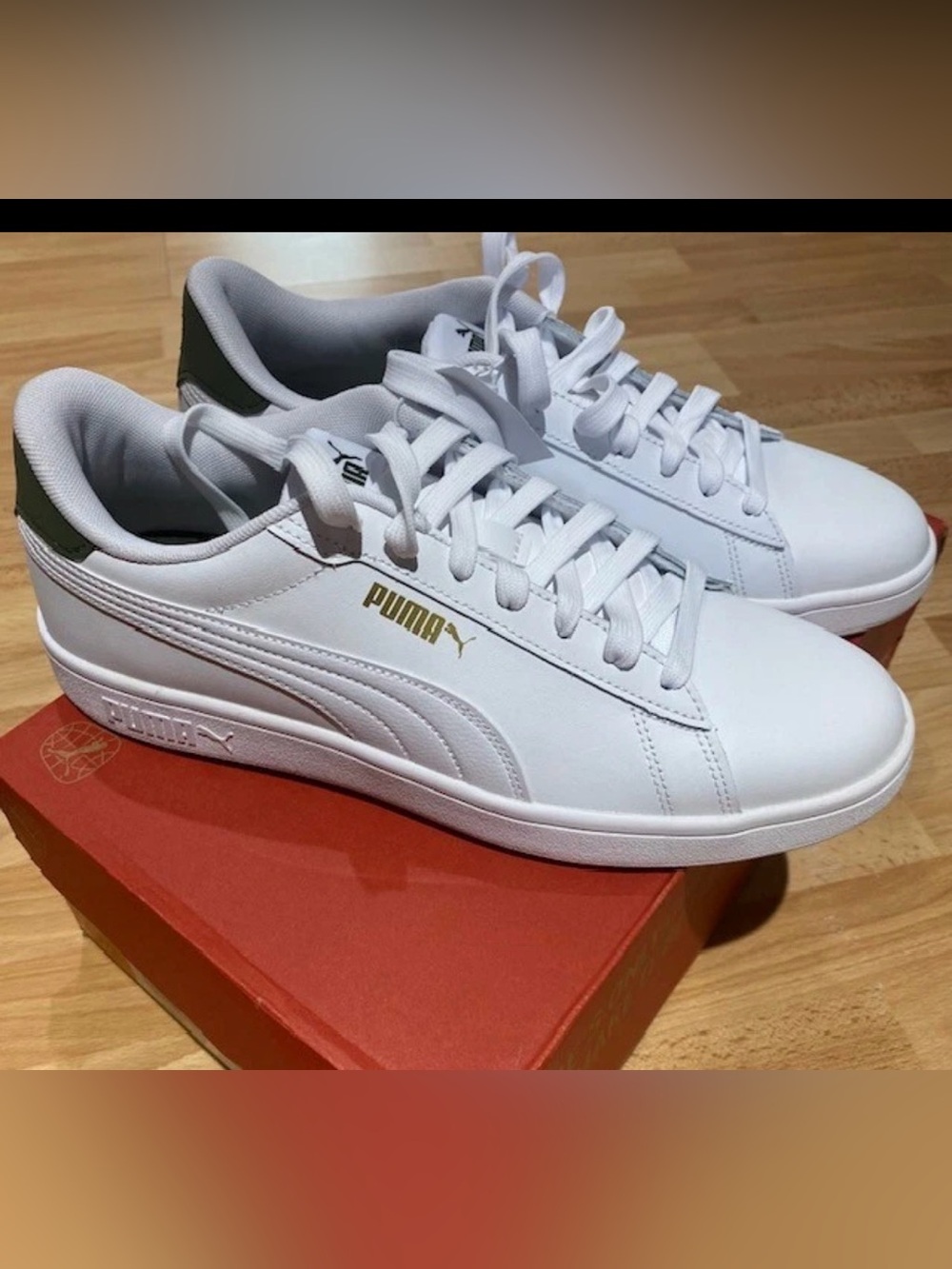Puma Ace Court Men's White Casual Sneakers Shoes Size 10 New